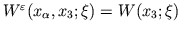 $W^\varepsilon(x_\alpha,x_3;
\xi)
= W(x_3;\xi)$
